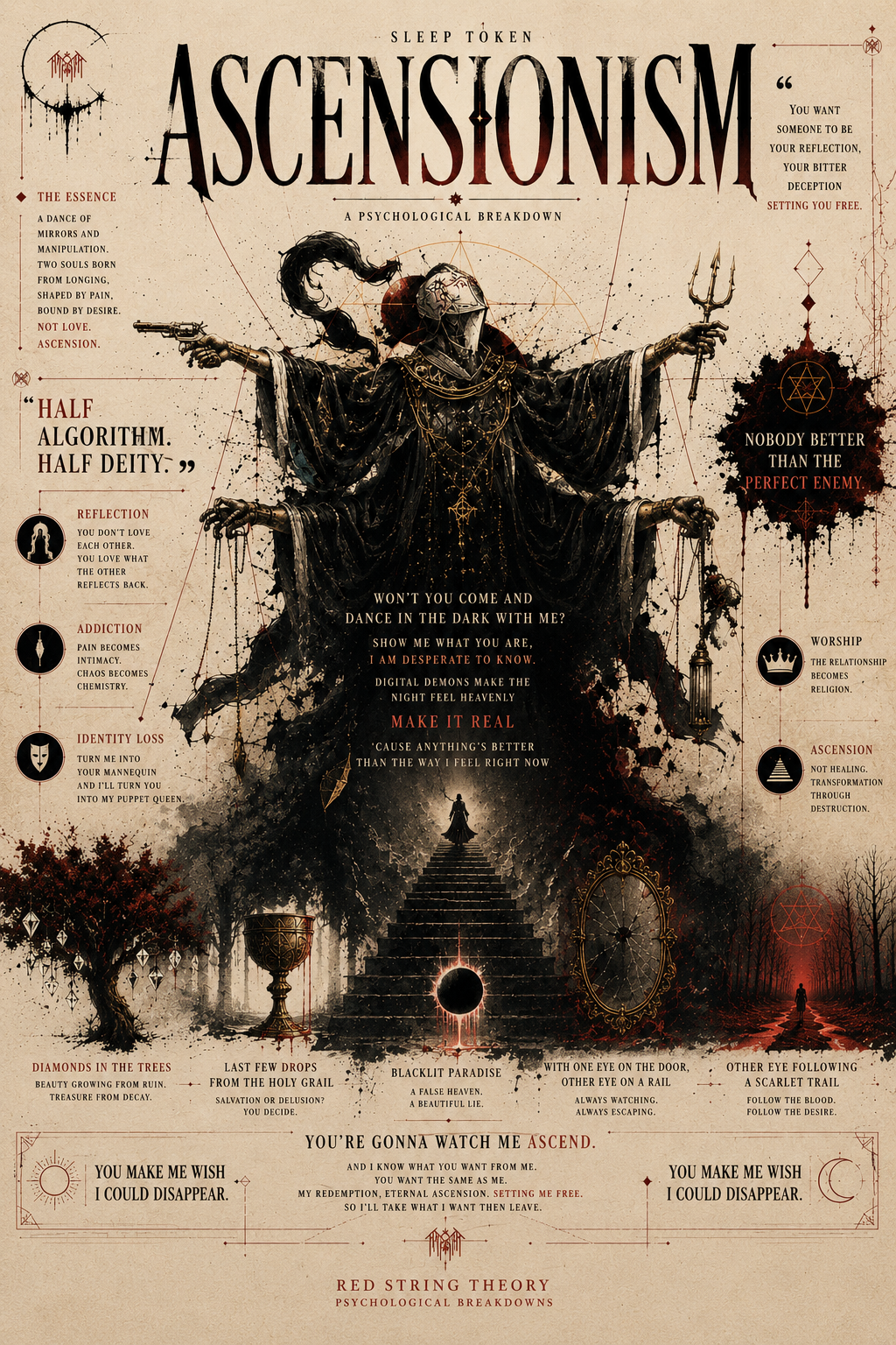 Sleep Token – Ascensionism Psychological Breakdown Poster