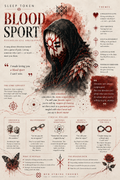 Sleep Token – Blood Sport Psychological Breakdown Poster